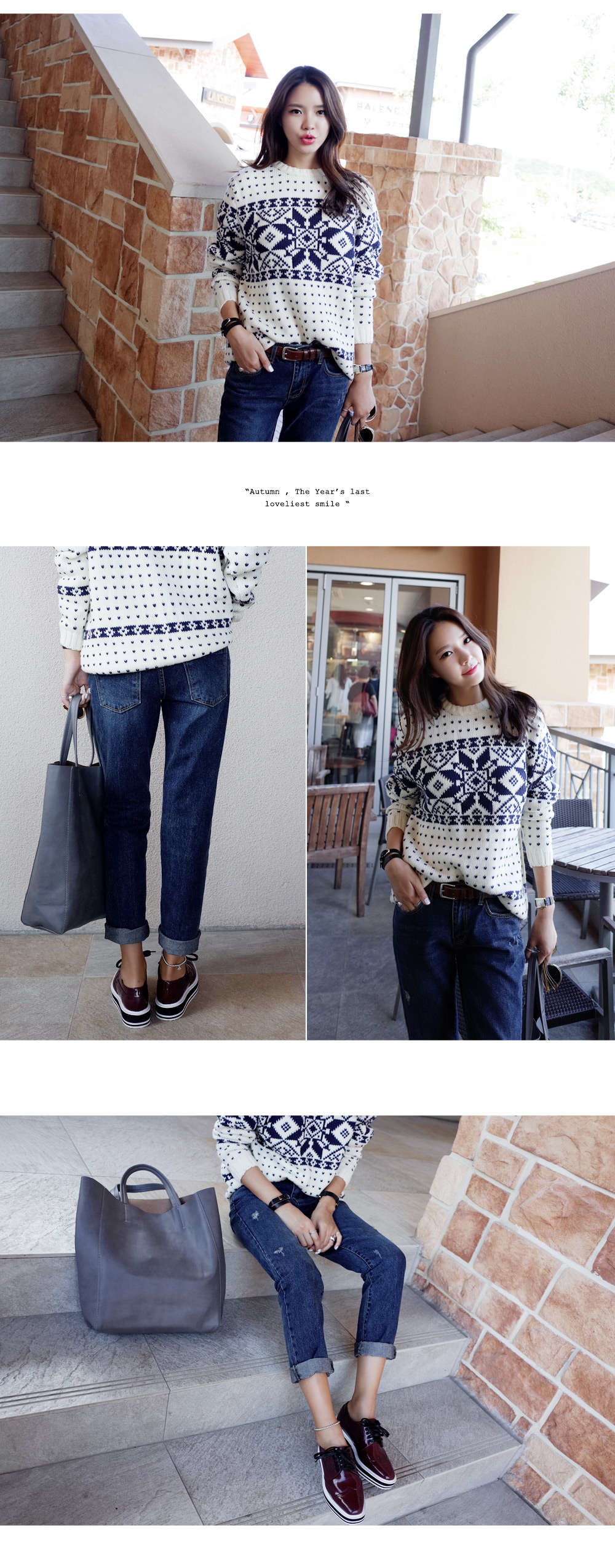 フェイクレザーアウトステッチングトートバッグ・全5色 | DHOLIC | 詳細画像6