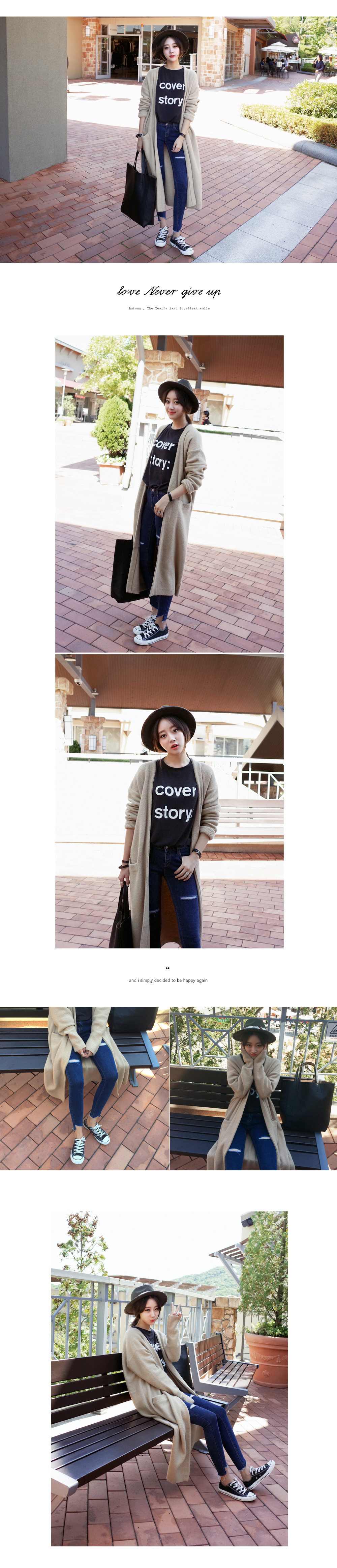 フェイクレザーアウトステッチングトートバッグ・全5色 | DHOLIC | 詳細画像8