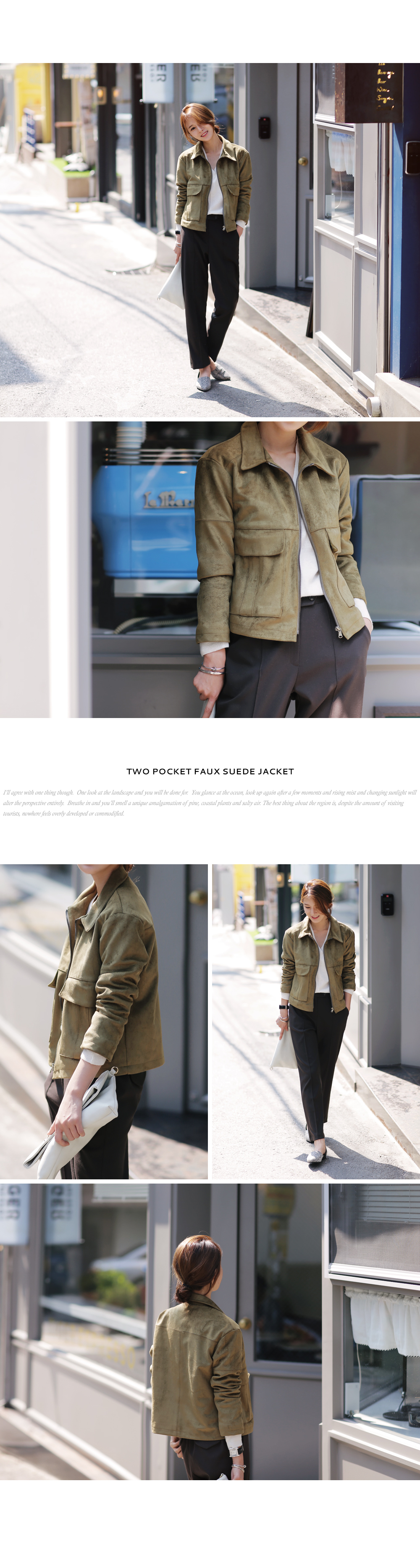 エンボスラインポイントVネックゆったりニット・全4色 | DHOLIC PLUS | 詳細画像8