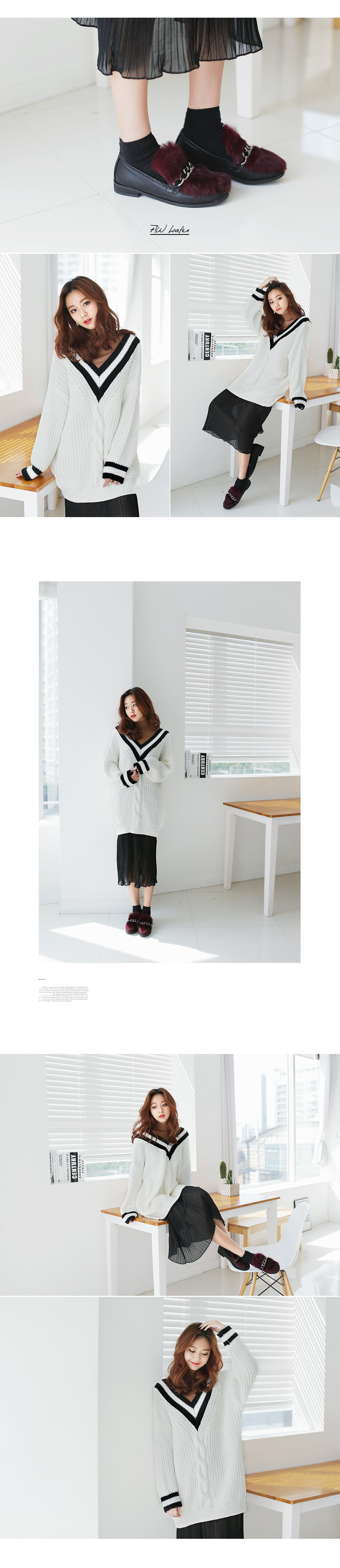 ラビットミックスファーチェーンローファー・全3色 | DHOLIC | 詳細画像3