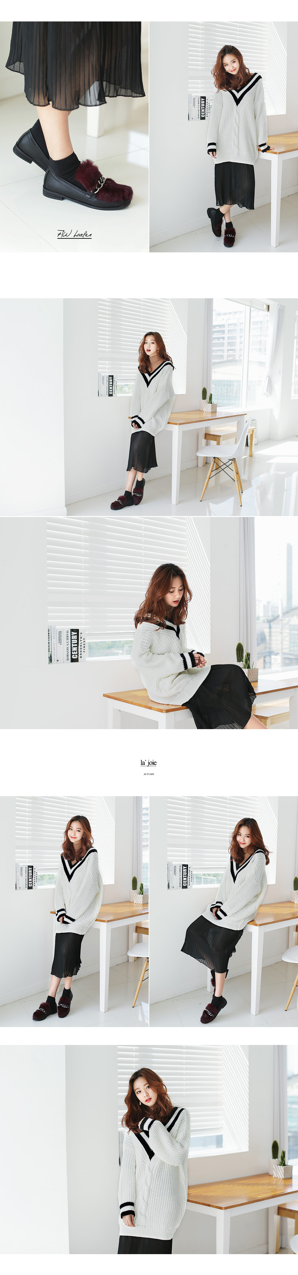 ラビットミックスファーチェーンローファー・全3色 | DHOLIC | 詳細画像5