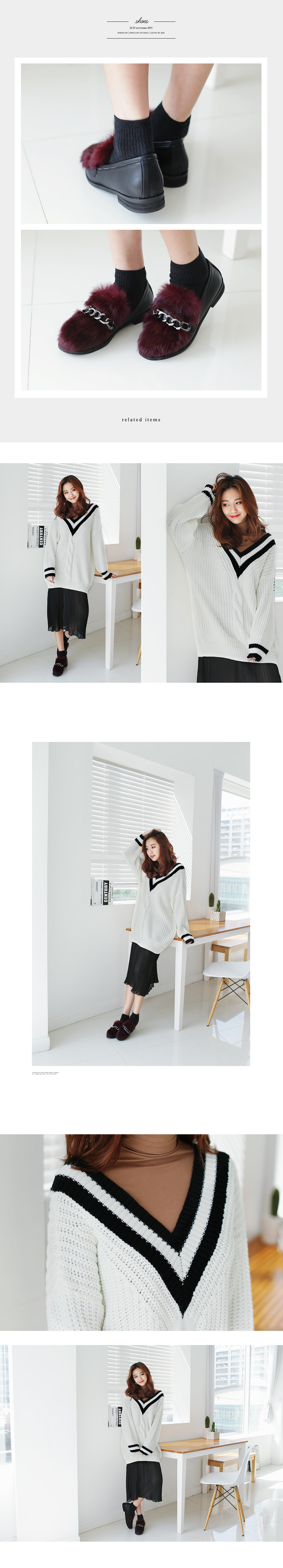 ラビットミックスファーチェーンローファー・全3色 | DHOLIC | 詳細画像7