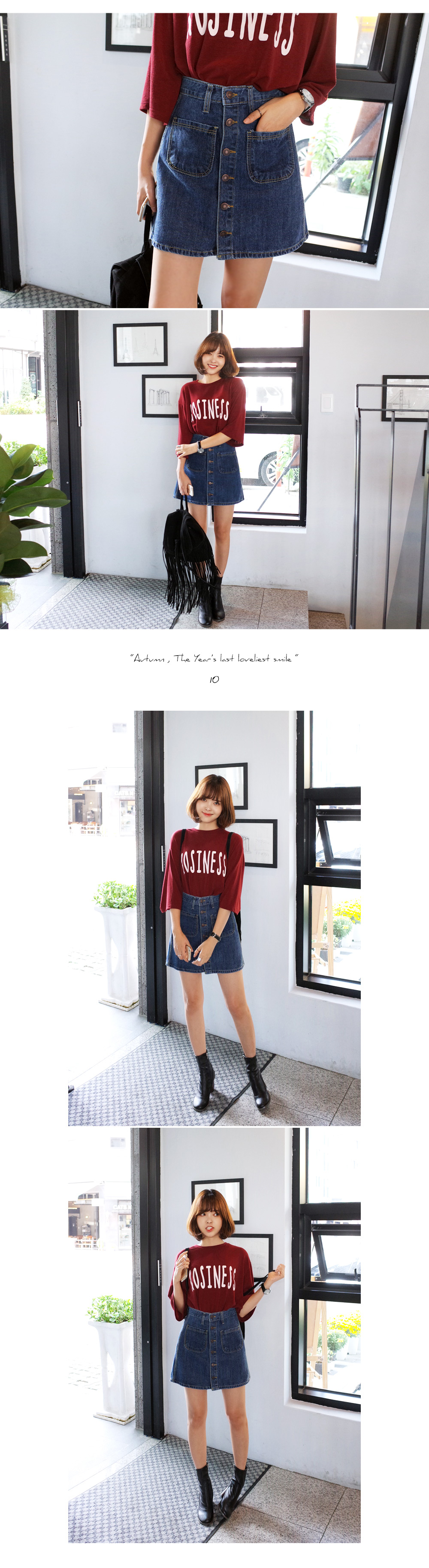 ROSINESSレタリングボックスカットソー・全2色 | DHOLIC | 詳細画像3