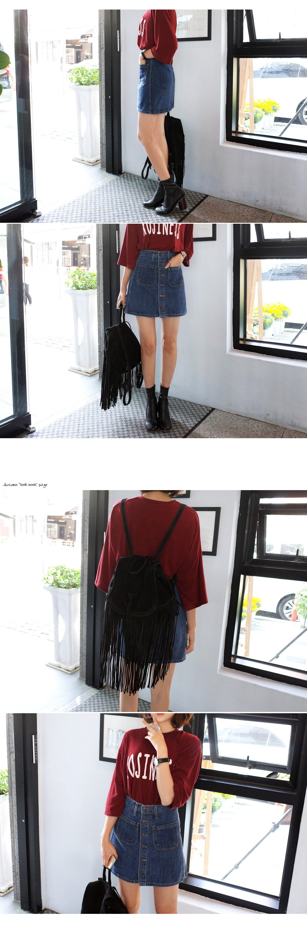 ROSINESSレタリングボックスカットソー・全2色 | DHOLIC | 詳細画像4