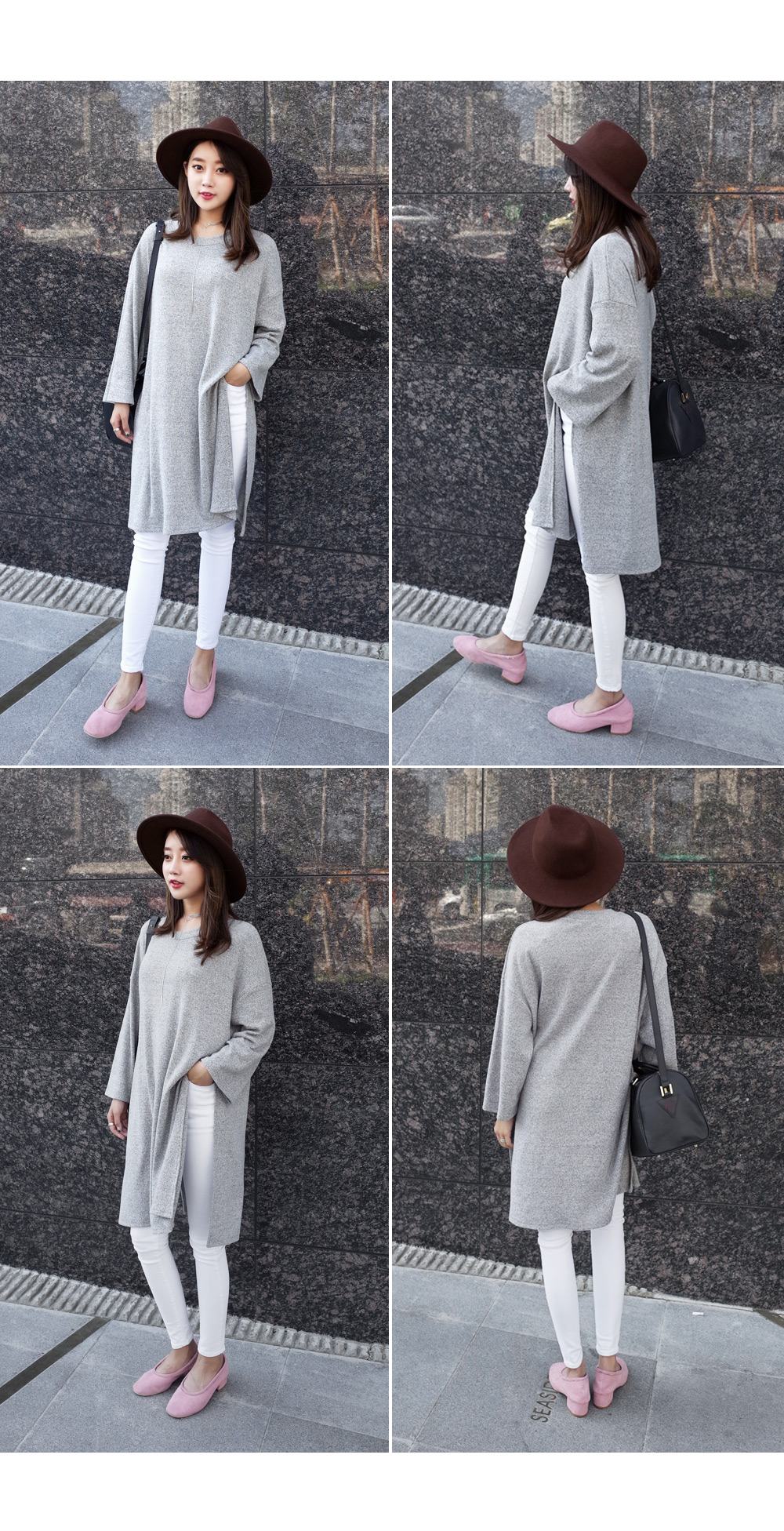 ディープスリットクルーネックリラックスニット・全3色 | DHOLIC | 詳細画像10