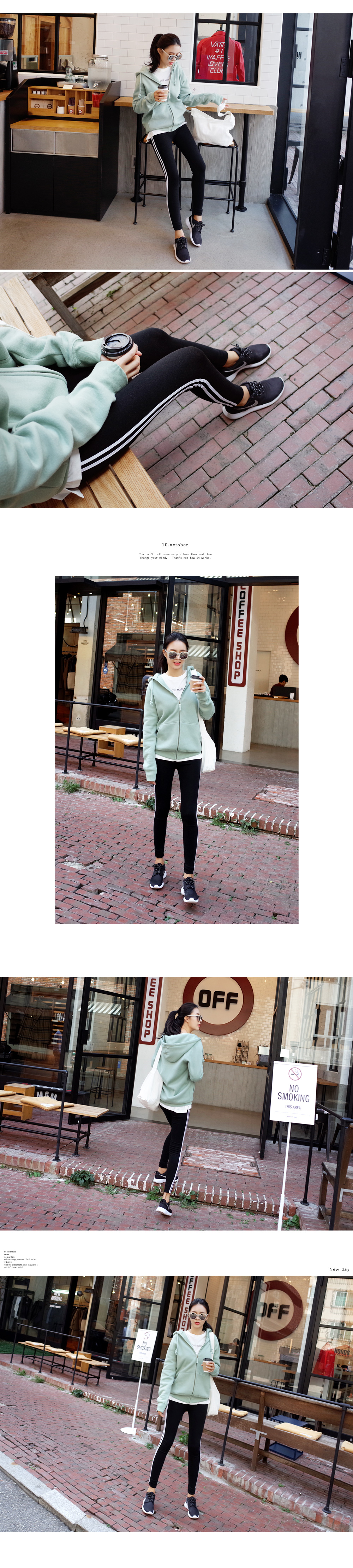 ラインポイント裏起毛レギンスパンツ・全1色 | DHOLIC | 詳細画像7