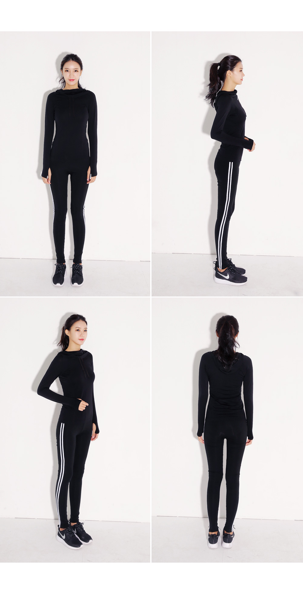 ラインポイント裏起毛レギンスパンツ・全1色 | DHOLIC | 詳細画像9