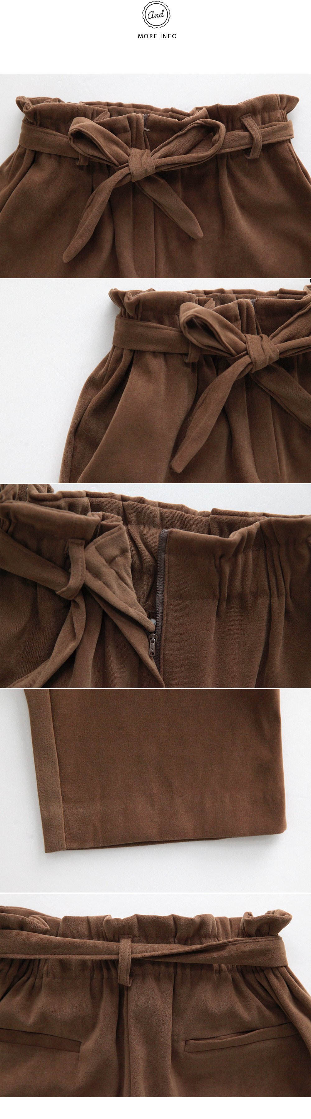 ウエストリボンハイウエストパンツ・全3色 | DHOLIC | 詳細画像9