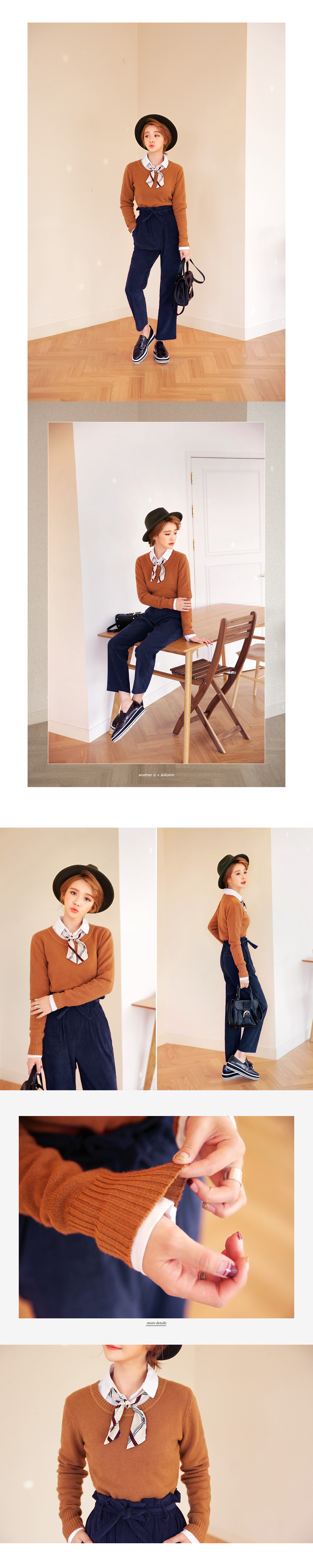 ウエストリボンハイウエストパンツ・全3色 | DHOLIC | 詳細画像5