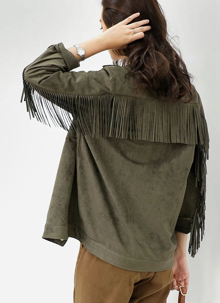 カウボーイフリンジジャケット・全2色 | DHOLIC | 詳細画像1