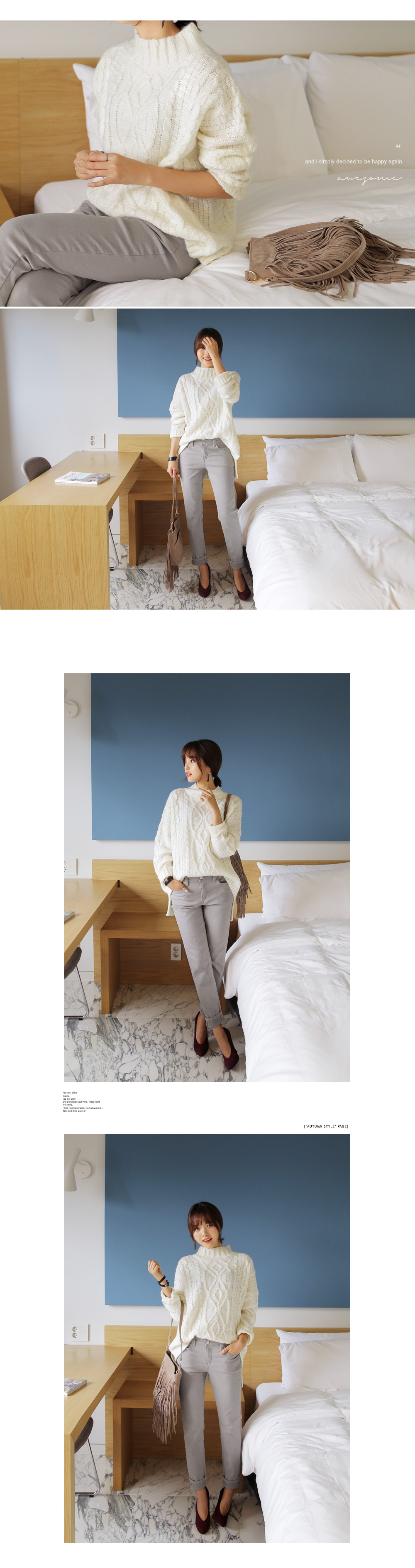 <font color=red><b>**雑誌mina3月号/mer2月号掲載**</b></font>セミストレートカラーパンツ・全5色 | DHOLIC | 詳細画像15