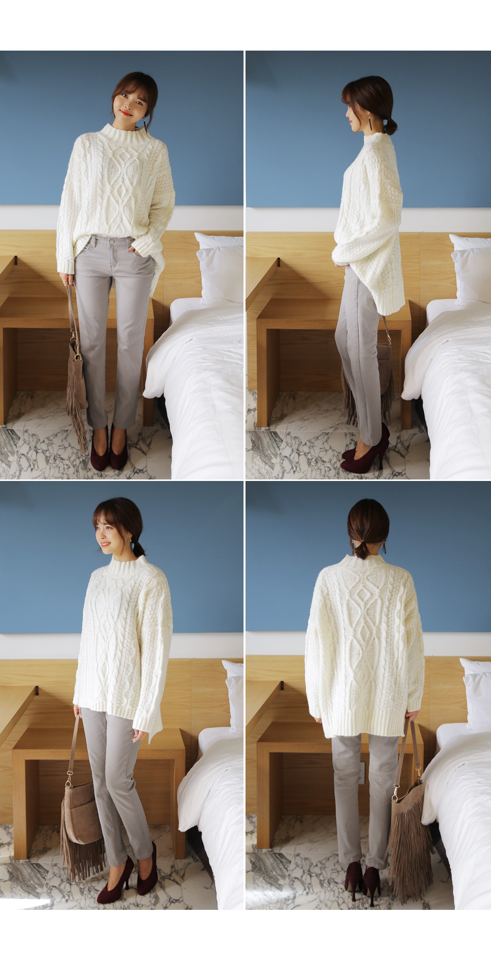 <font color=red><b>**雑誌mina3月号/mer2月号掲載**</b></font>セミストレートカラーパンツ・全5色 | DHOLIC | 詳細画像19