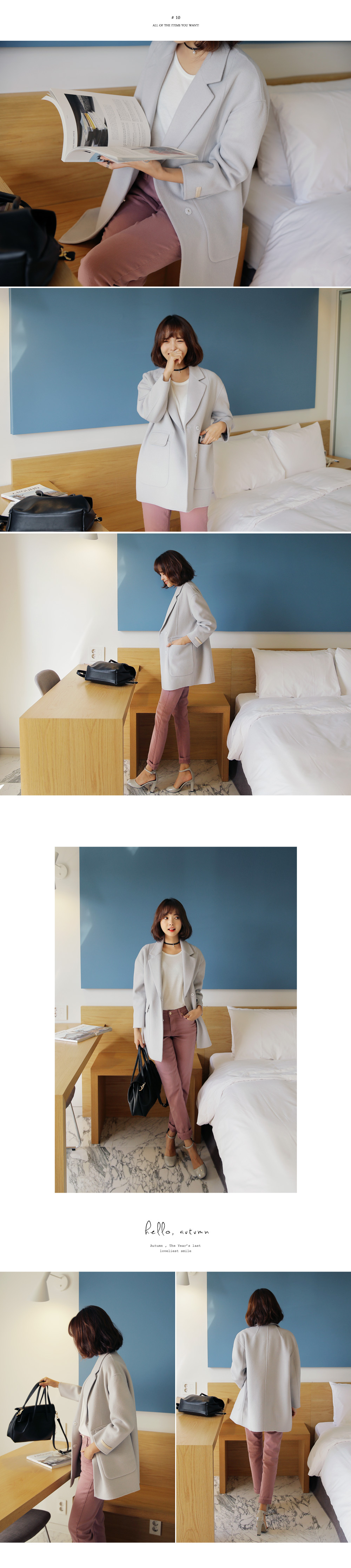 <font color=red><b>**雑誌mina3月号/mer2月号掲載**</b></font>セミストレートカラーパンツ・全5色 | DHOLIC | 詳細画像3