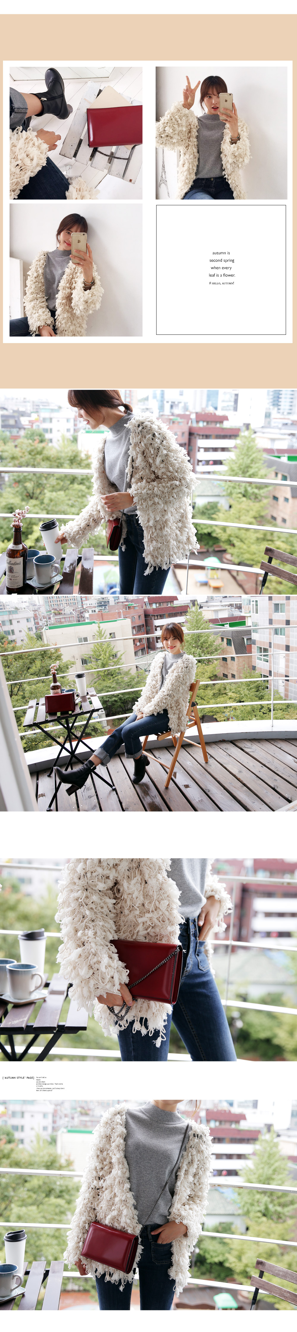 モックネックベーシックニットトップス・全4色 | DHOLIC | 詳細画像5