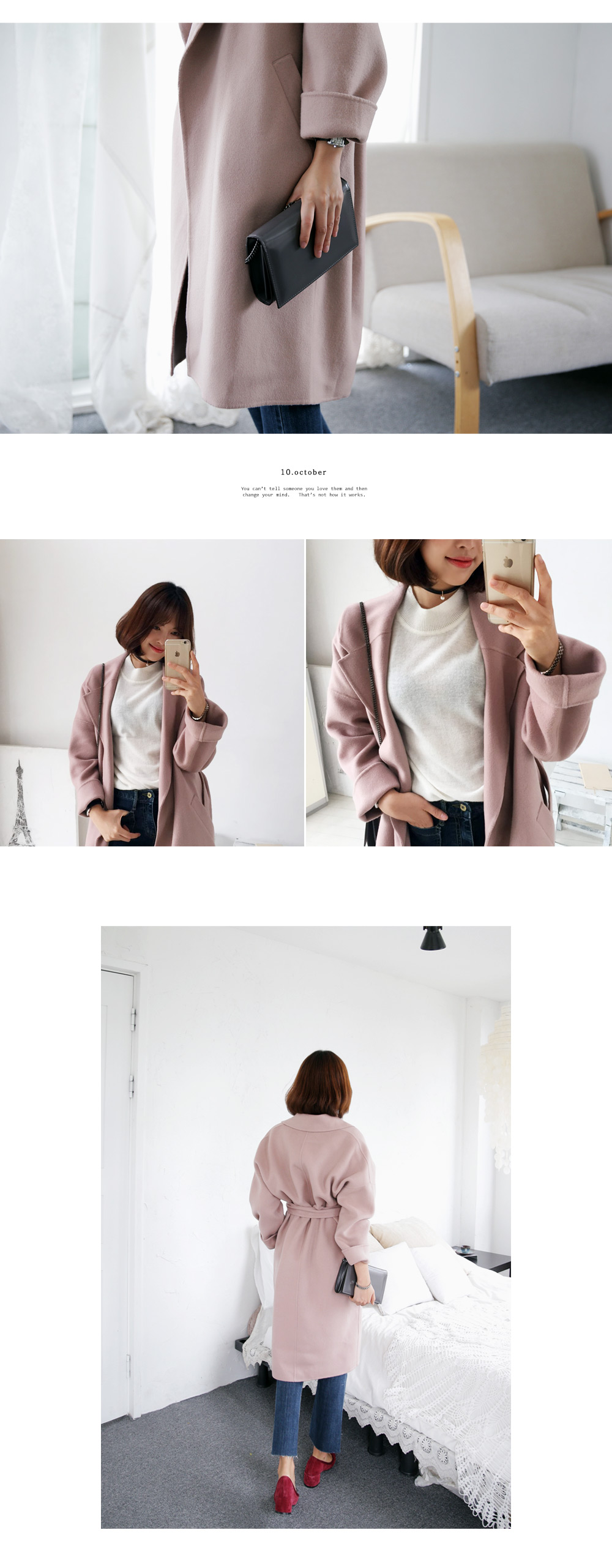 モックネックベーシックニットトップス・全4色 | DHOLIC | 詳細画像8