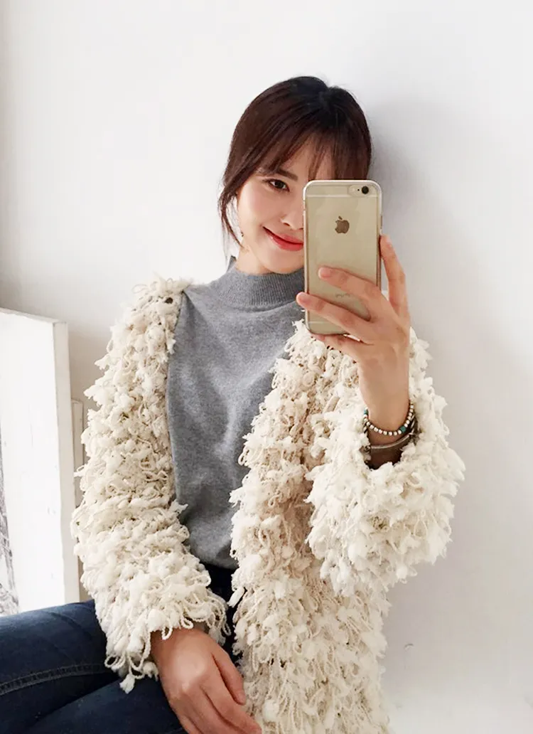 フロントオープンボリュームカーディガン・全3色 | DHOLIC | 詳細画像1