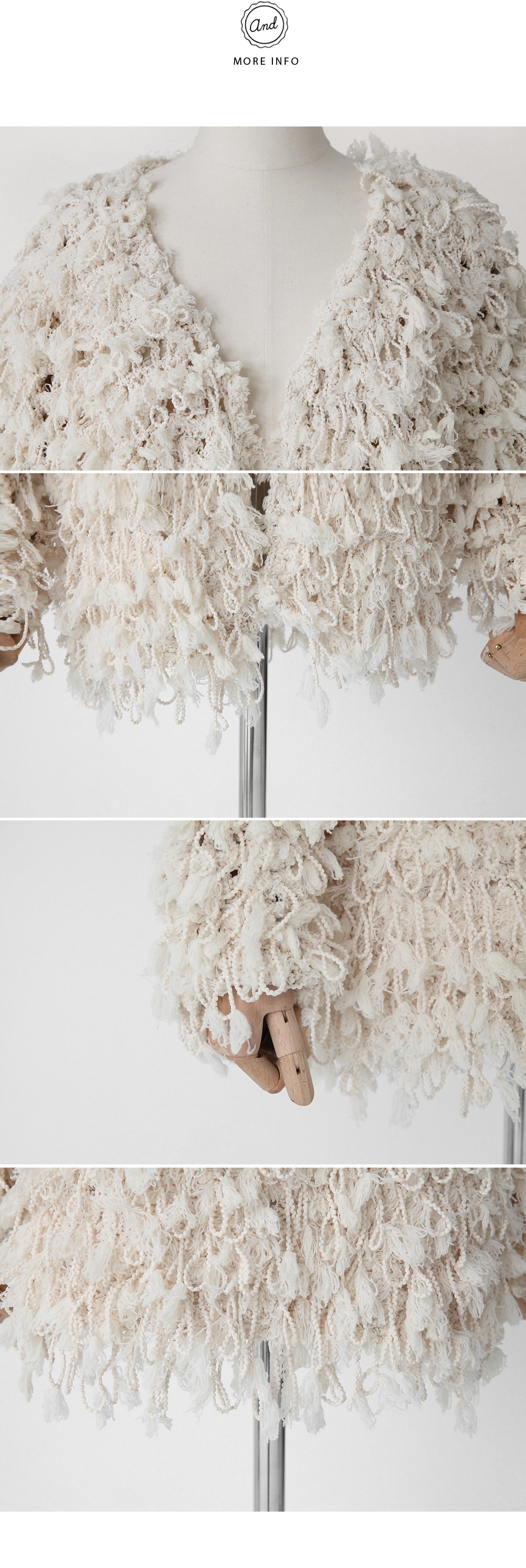 フロントオープンボリュームカーディガン・全3色 | DHOLIC | 詳細画像10