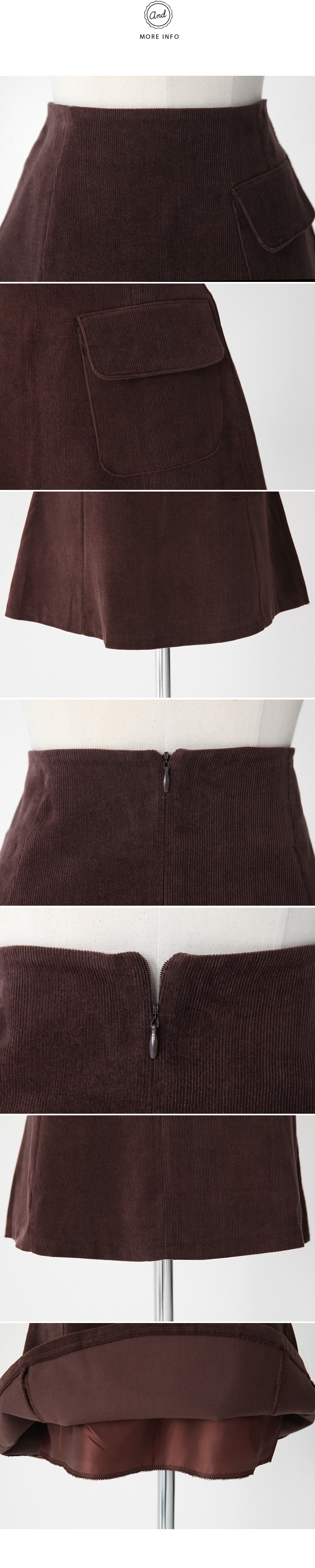 <font color=red><b>**雑誌Seventeen3月号掲載**</b></font>サイドポケットＡラインスカート・全5色 | DHOLIC | 詳細画像10