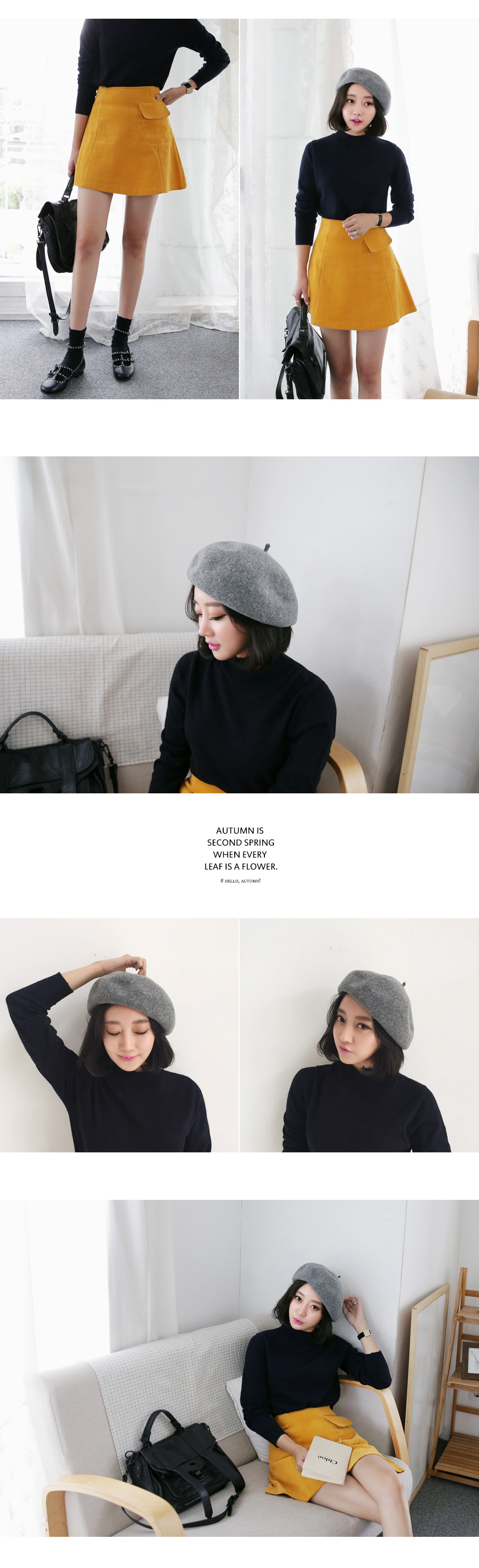 <font color=red><b>**雑誌Seventeen3月号掲載**</b></font>サイドポケットＡラインスカート・全5色 | DHOLIC | 詳細画像5