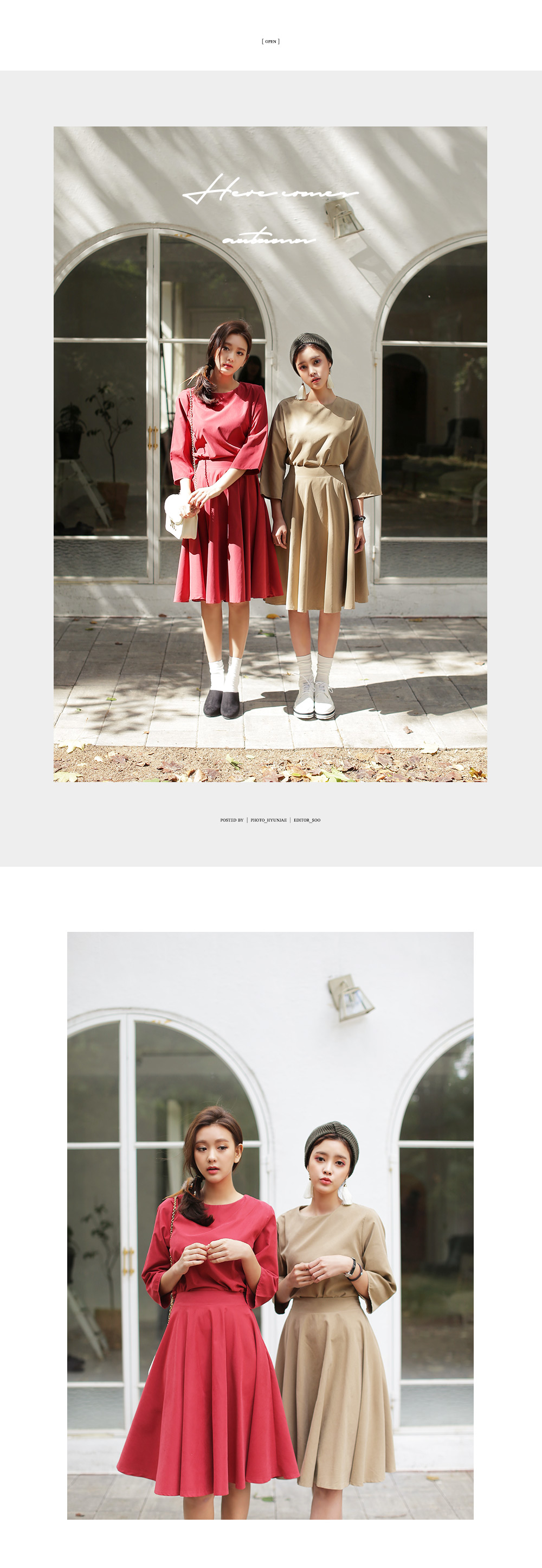 ワイドスリーブクルーネックブラウス・全3色 | DHOLIC | 詳細画像3