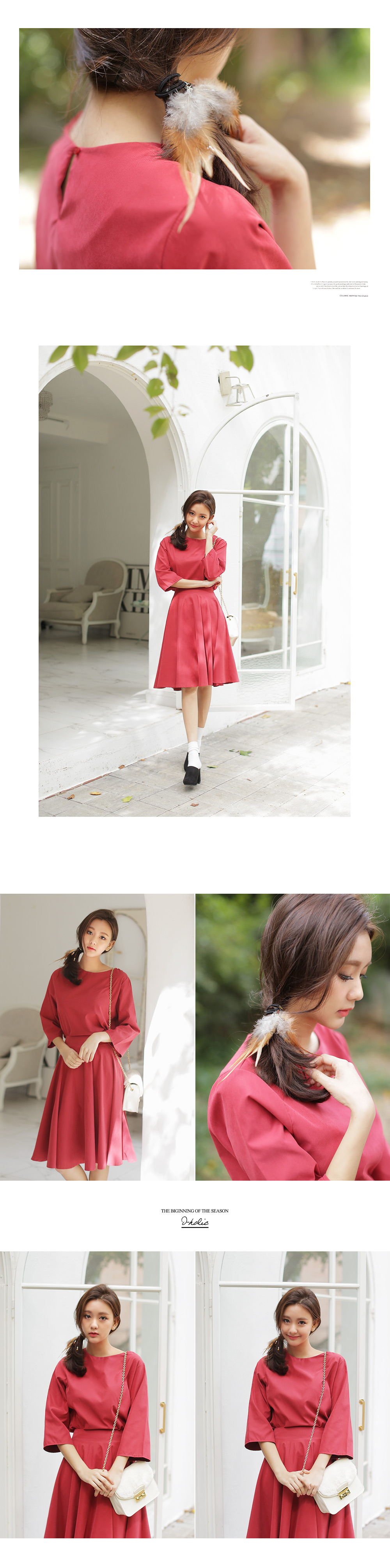 ワイドスリーブクルーネックブラウス・全3色 | DHOLIC | 詳細画像4