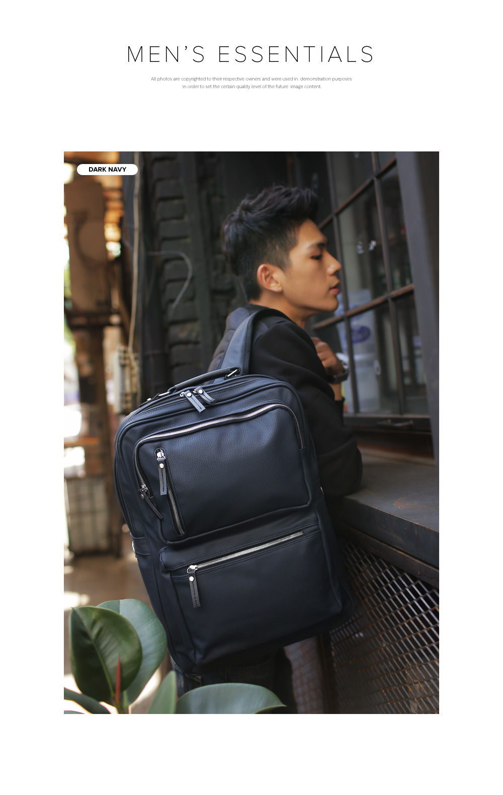 2ポケットカジュアルバックパック・全2色 | 詳細画像2