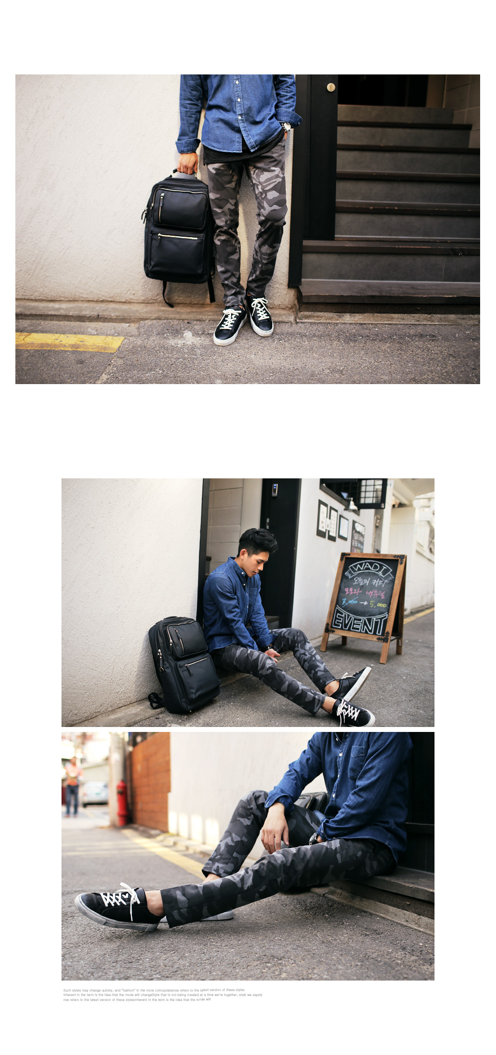 2ポケットカジュアルバックパック・全2色 | 詳細画像7