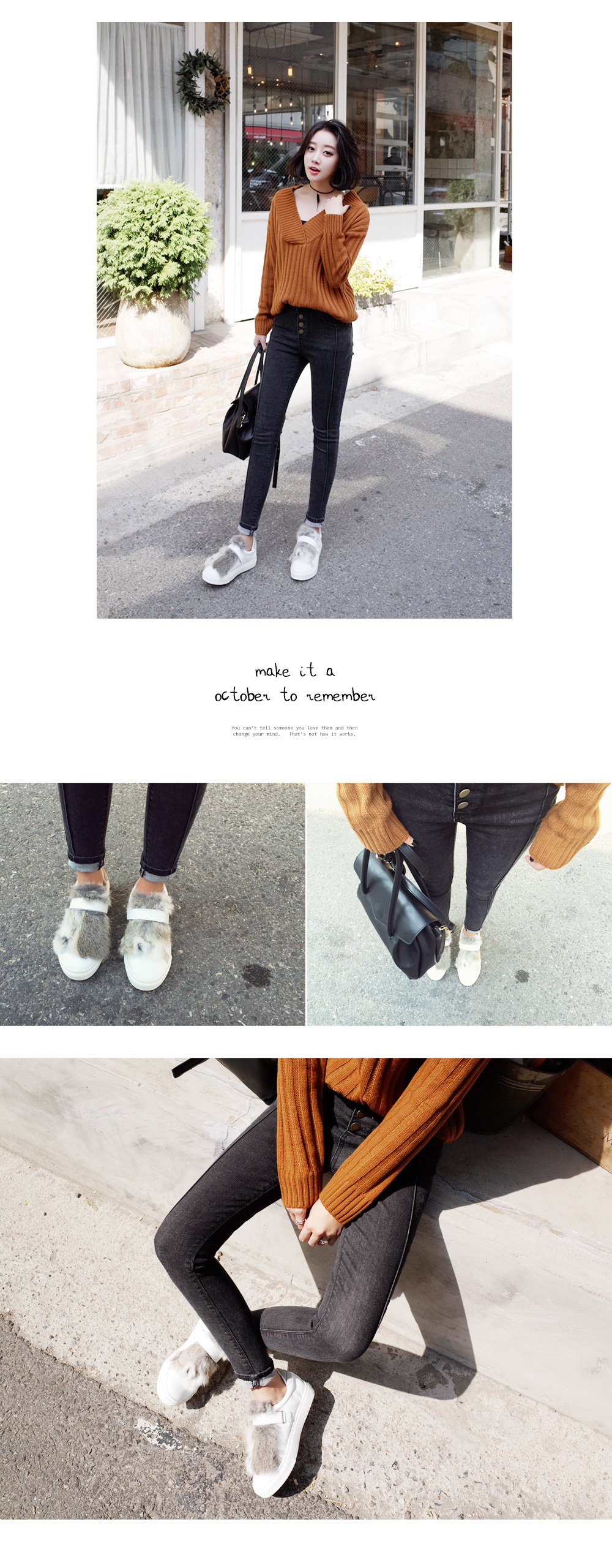 4ボタンハイウエストスキニーパンツ・全2色 | DHOLIC | 詳細画像7