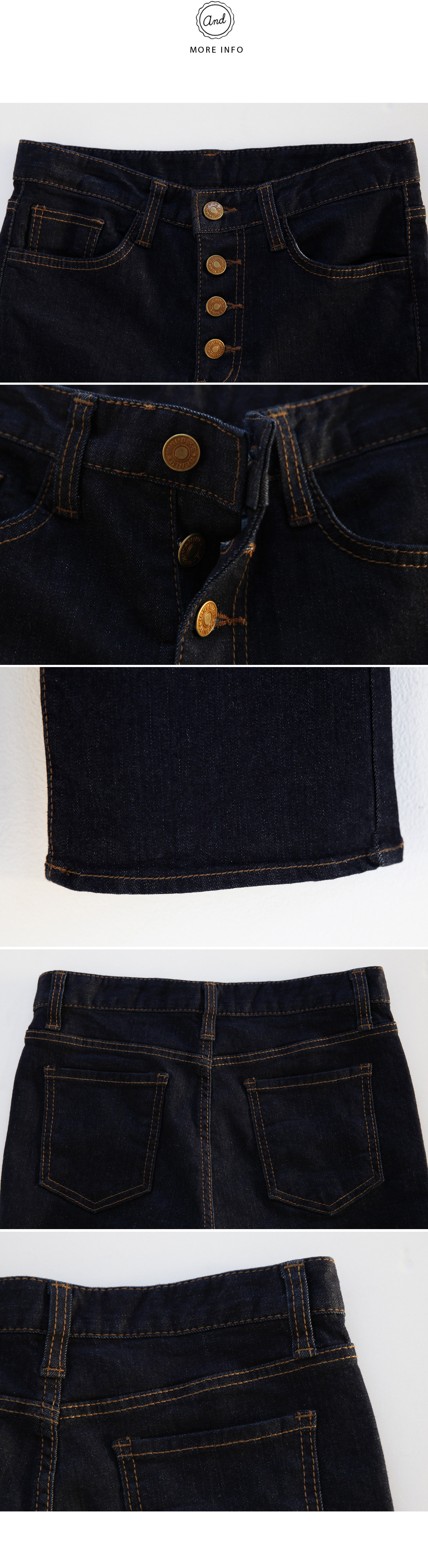 フロントボタンハイウエストブーツカットジーンズ・全1色 | DHOLIC | 詳細画像23