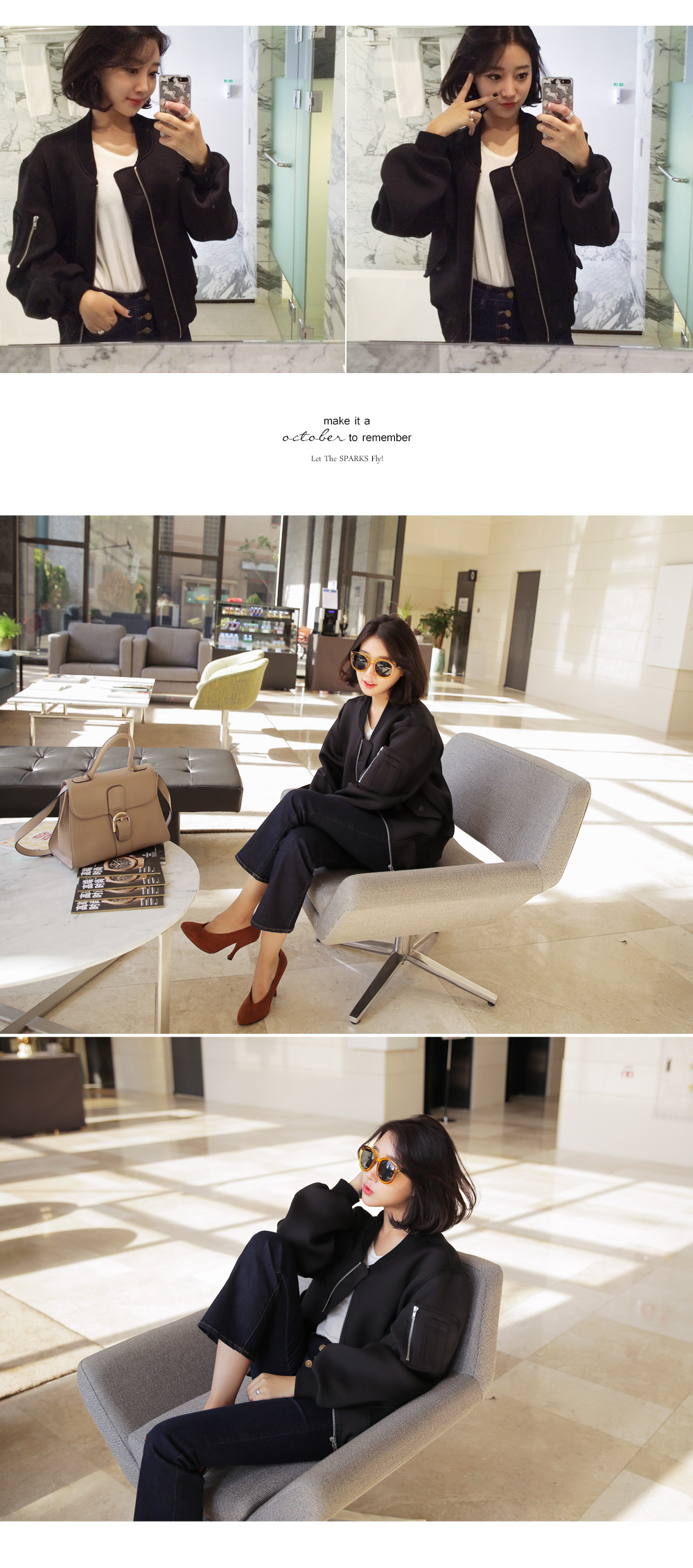 フロントボタンハイウエストブーツカットジーンズ・全1色 | DHOLIC | 詳細画像9