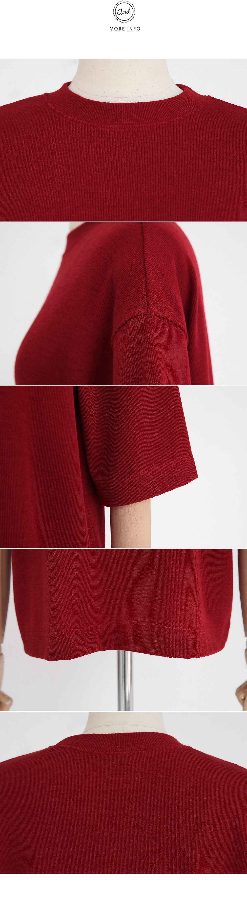 ドロップショルダーベーシックトップス・全5色 | DHOLIC | 詳細画像15