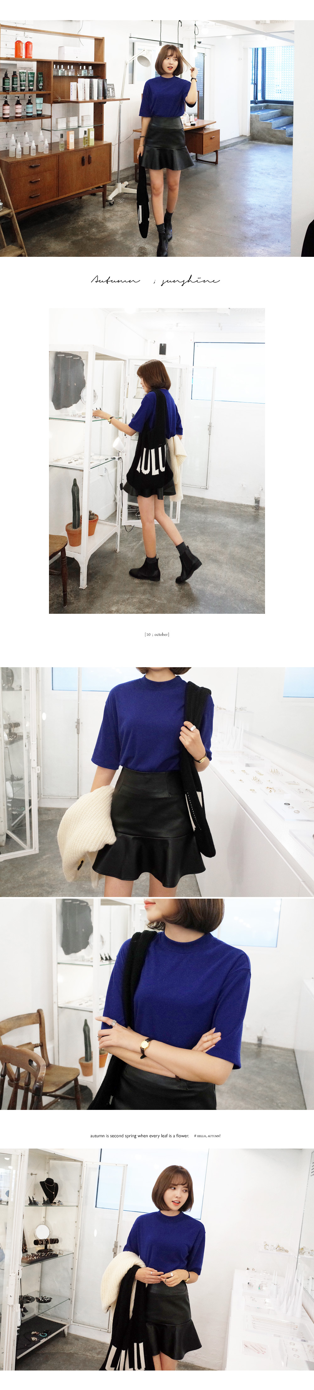 ドロップショルダーベーシックトップス・全5色 | DHOLIC | 詳細画像13