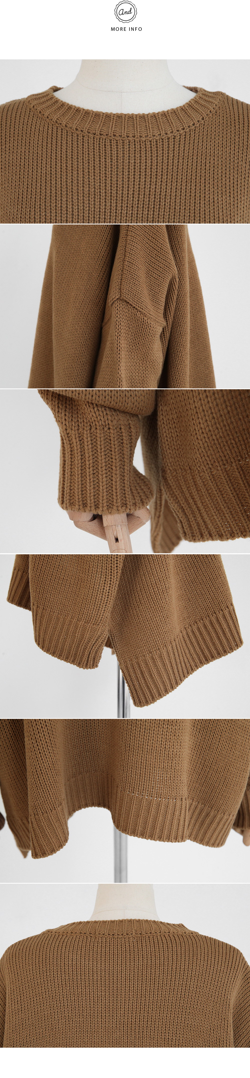 アンバランスルーズフィットニット・全6色 | DHOLIC | 詳細画像12