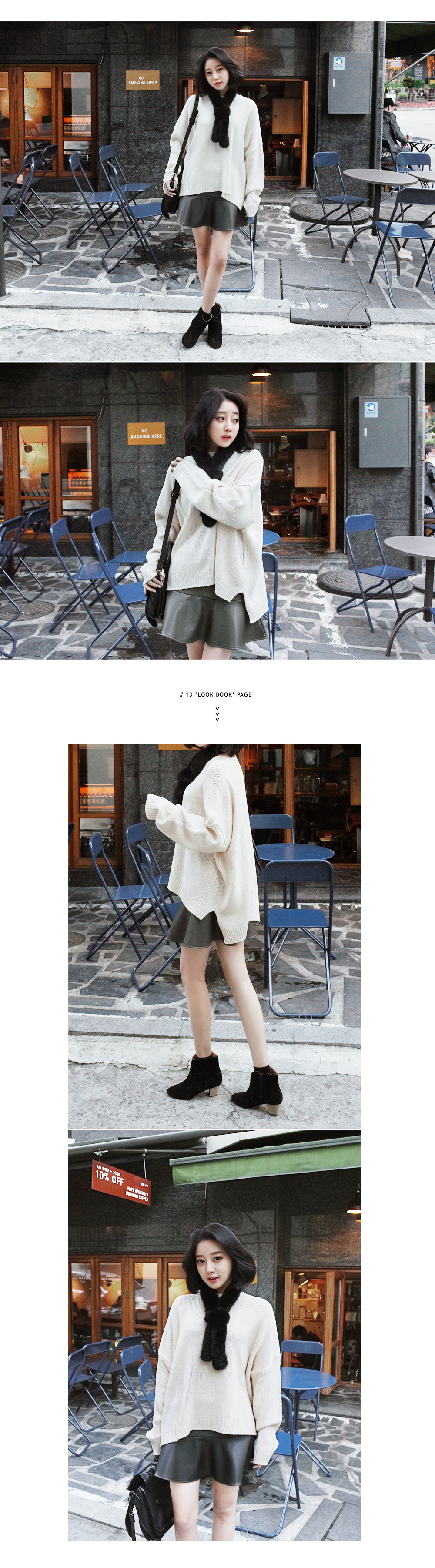 アンバランスルーズフィットニット・全6色 | DHOLIC | 詳細画像7