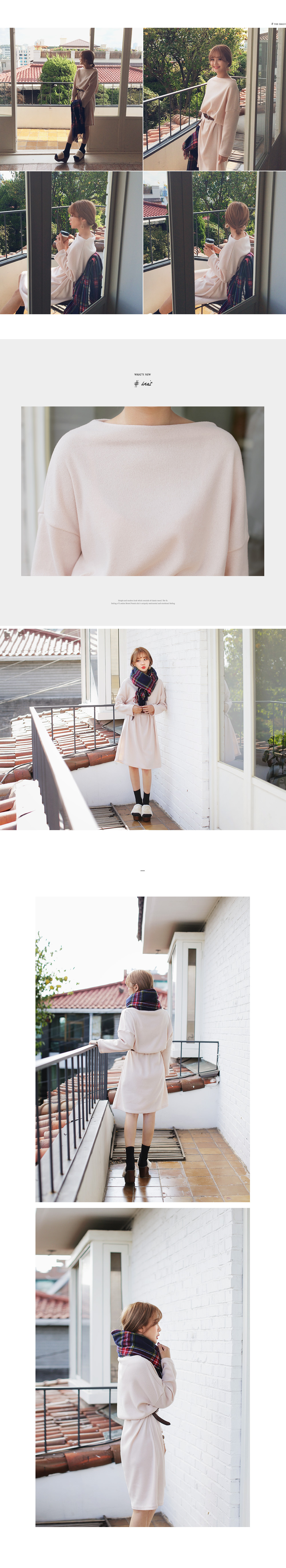 ボートネックオーバーシルエットワンピース・全4色 | DHOLIC | 詳細画像2