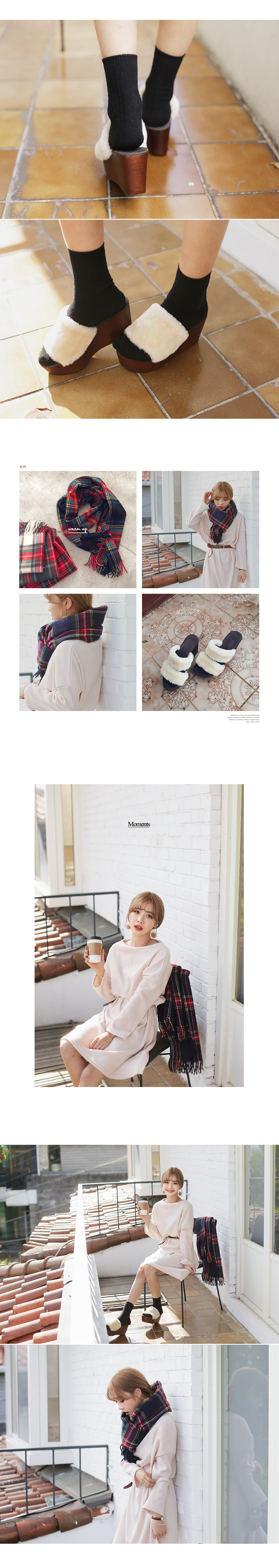 ボートネックオーバーシルエットワンピース・全4色 | DHOLIC | 詳細画像7