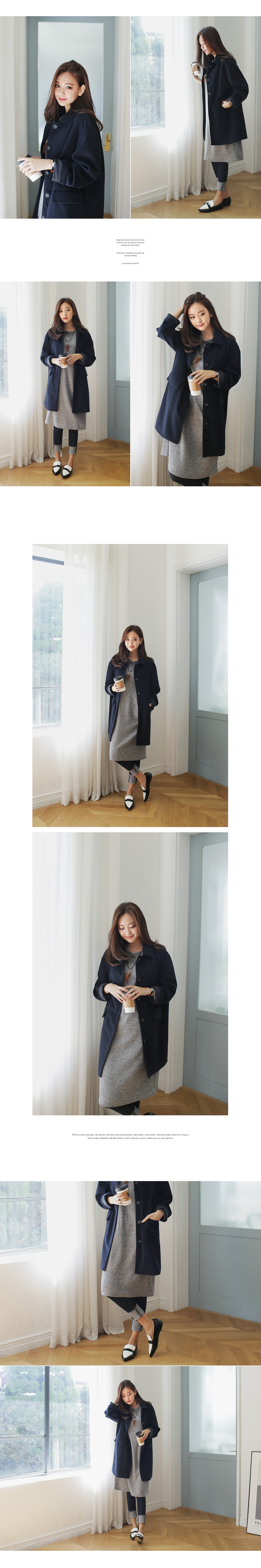 ボートネックオーバーシルエットワンピース・全4色 | DHOLIC | 詳細画像9