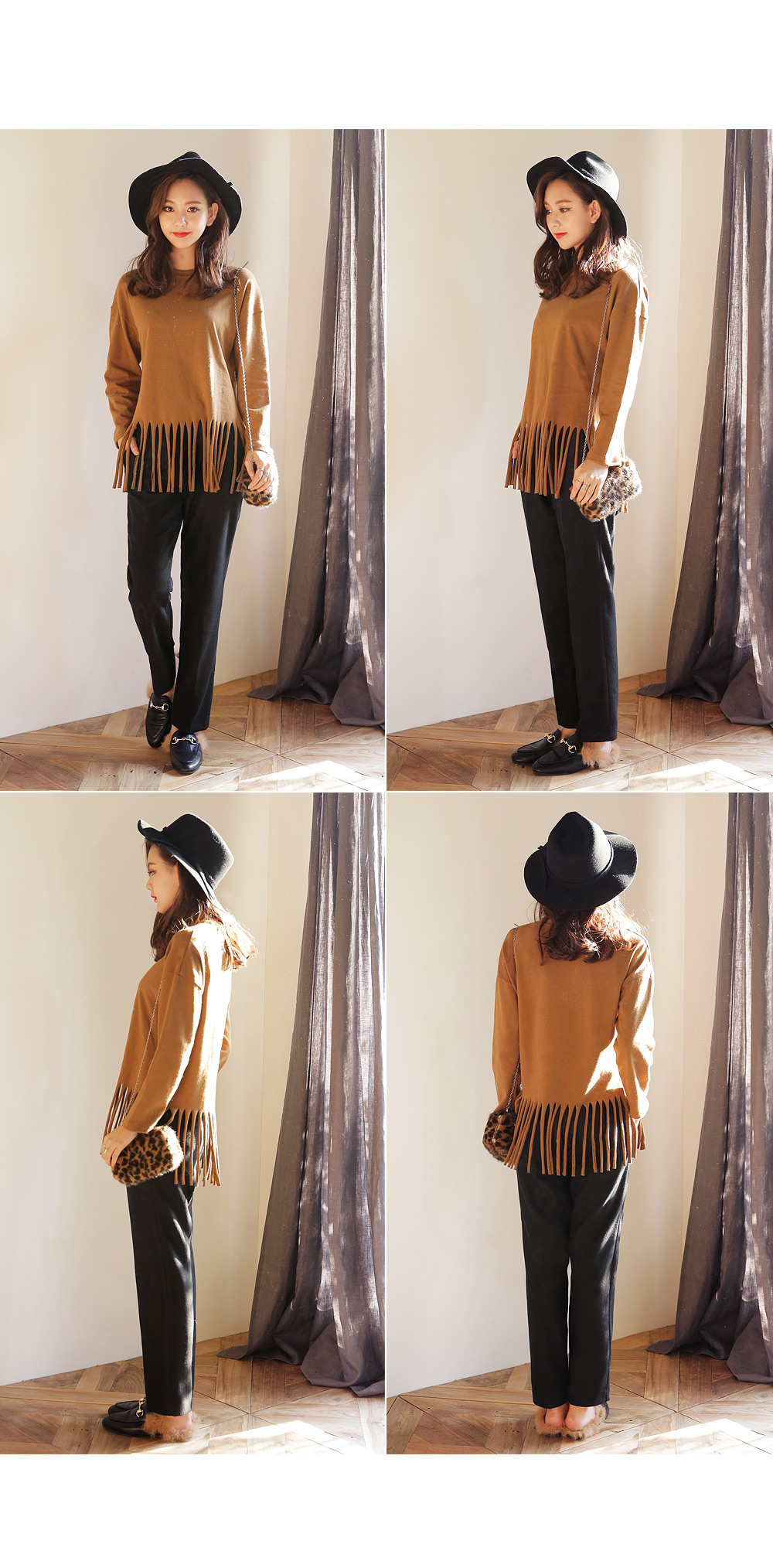 フリンジヘムコットンTシャツ・全3色 | DHOLIC | 詳細画像6