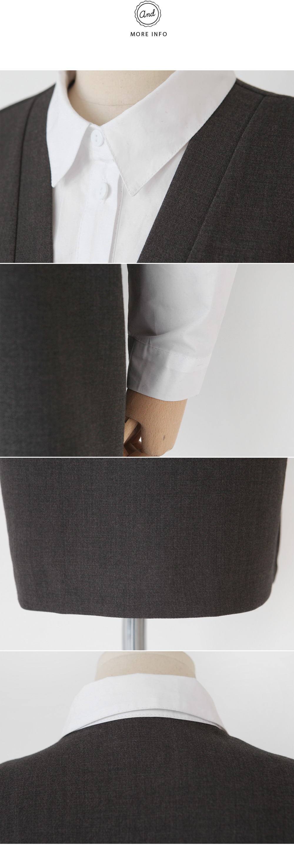 シャツレイヤードミニワンピース・全2色 | DHOLIC | 詳細画像8