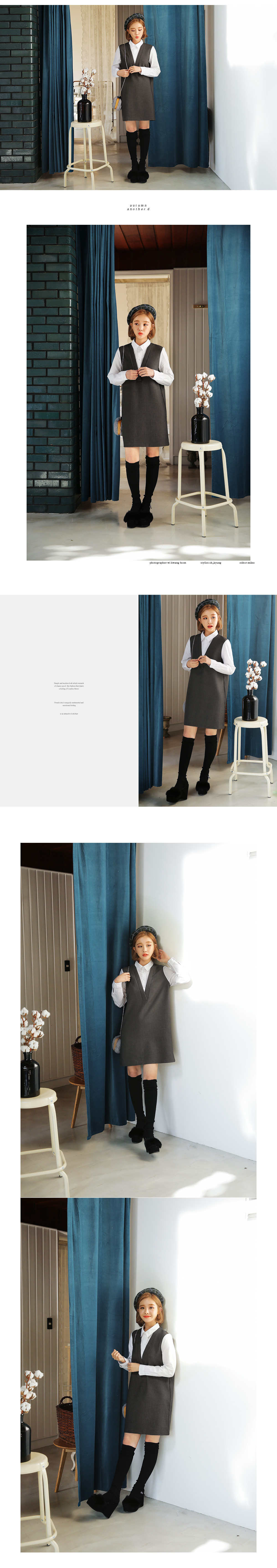 サークルチェック柄ウールベレー帽・全4色 | DHOLIC | 詳細画像2