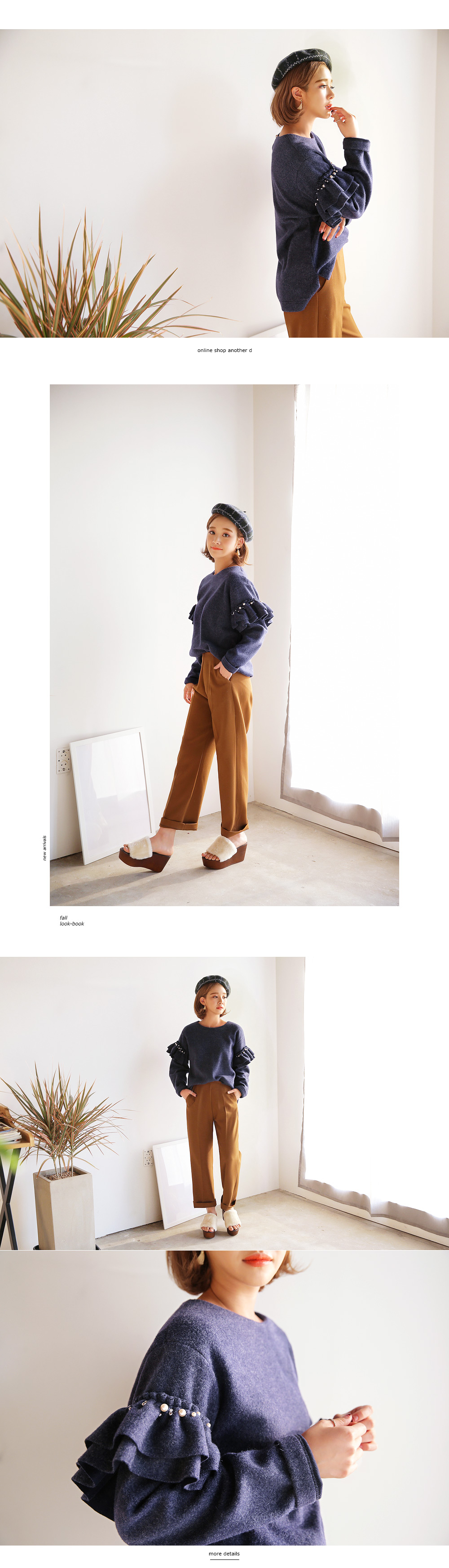 サークルチェック柄ウールベレー帽・全4色 | DHOLIC | 詳細画像7