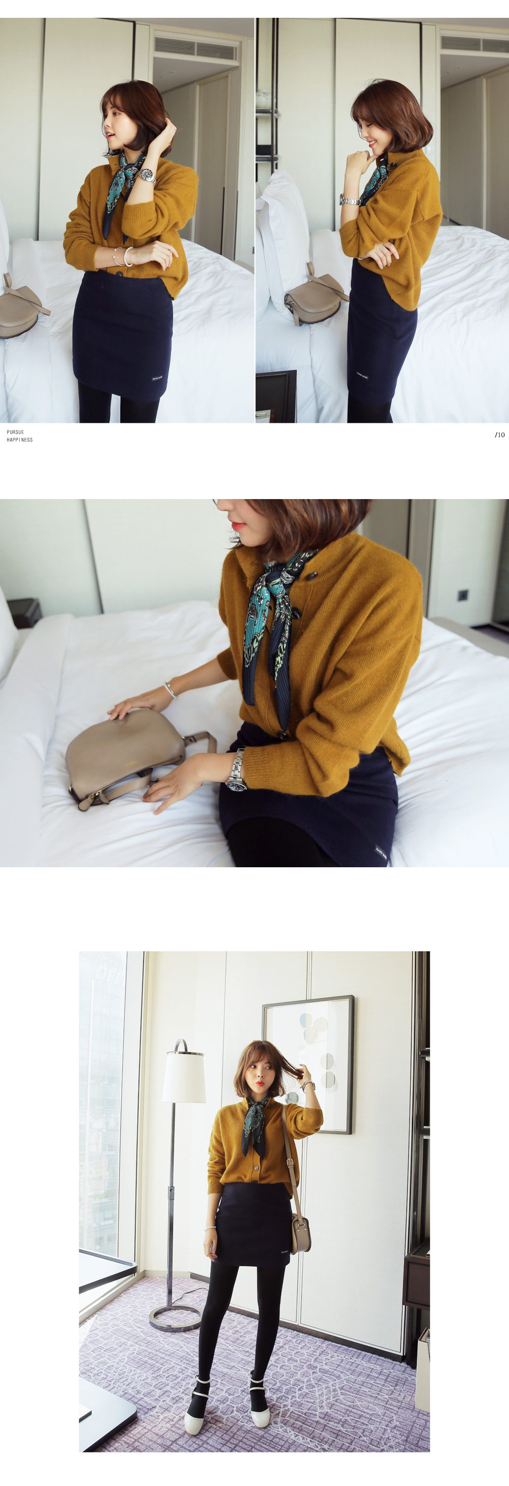 ディープカラータグポイントタイトスカート・全6色 | DHOLIC | 詳細画像4