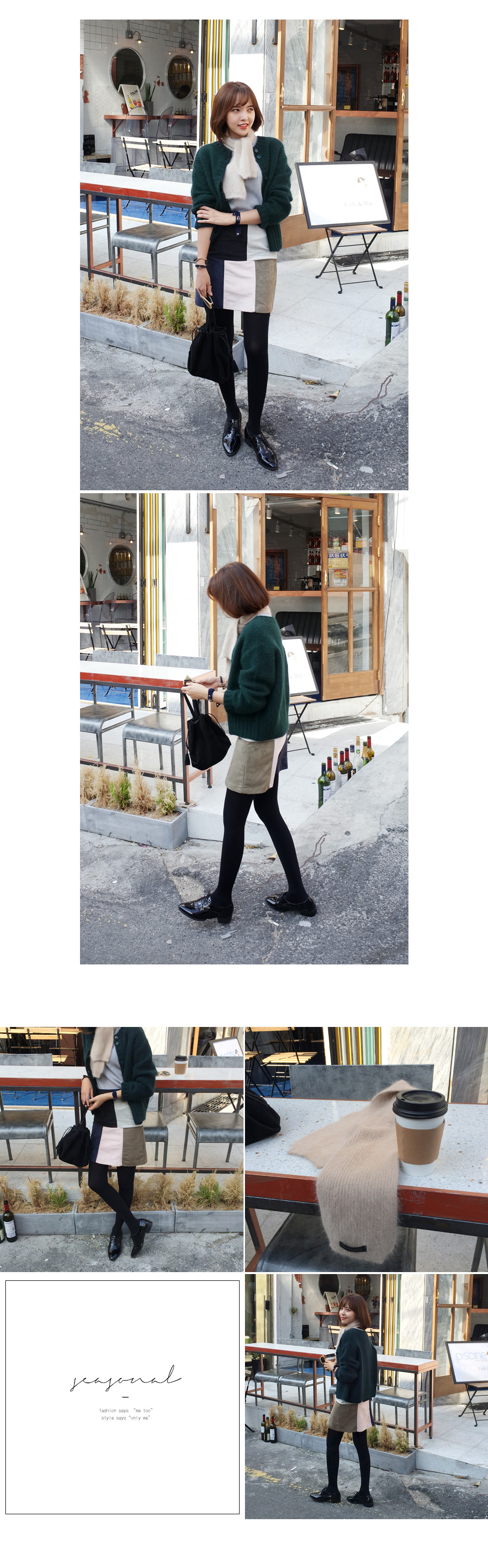 ウール混ハーフスリーブモックネックトップス・全5色 | DHOLIC | 詳細画像9