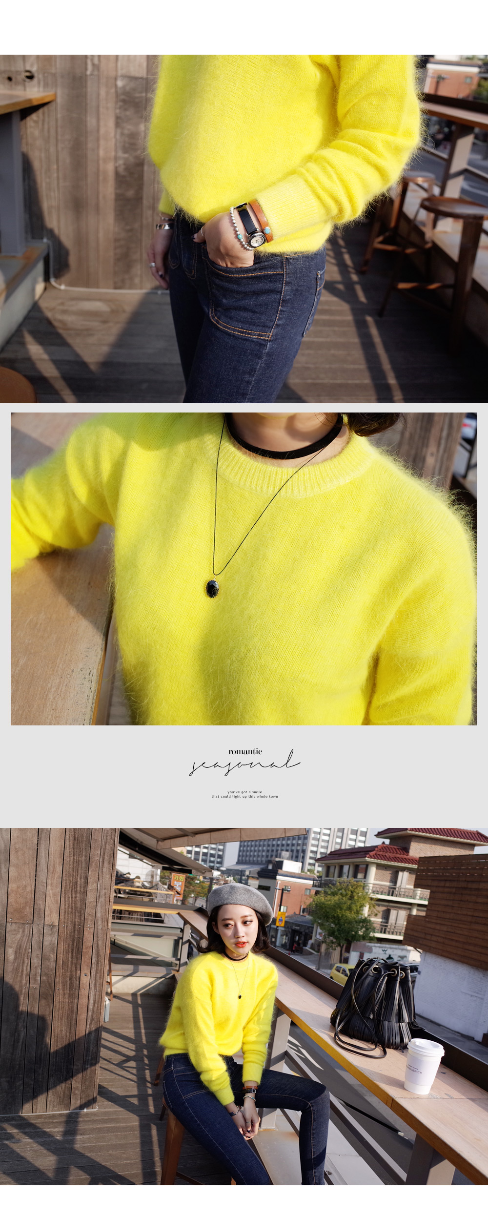 <font color=red><b>**雑誌saita11月号/ViVi11月号/Scawaii!9月号/他雑誌多数掲載！**</b></font>スエード調チョーカー&フレームネックレス・全1色 | DHOLIC | 詳細画像13