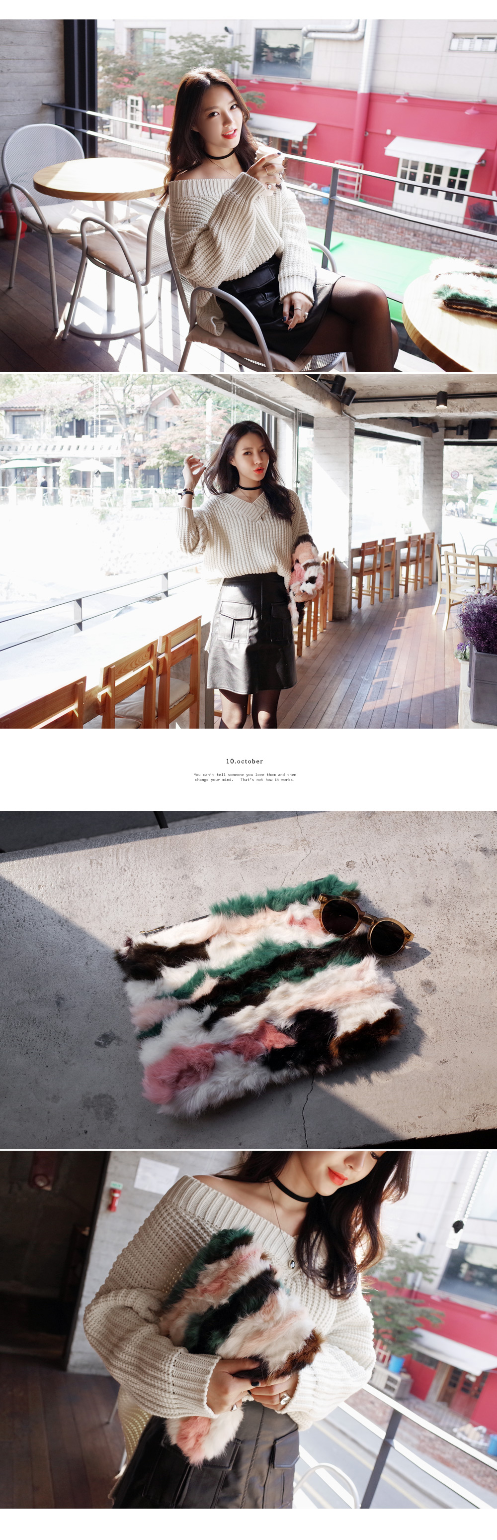 <font color=red><b>**雑誌saita11月号/ViVi11月号/Scawaii!9月号/他雑誌多数掲載！**</b></font>スエード調チョーカー&フレームネックレス・全1色 | DHOLIC | 詳細画像7