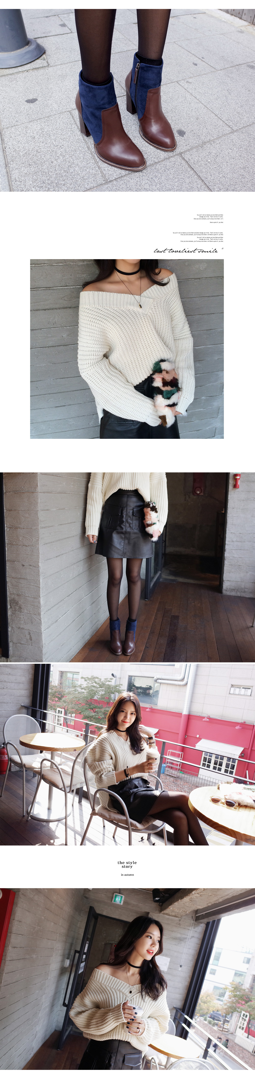 <font color=red><b>**雑誌saita11月号/ViVi11月号/Scawaii!9月号/他雑誌多数掲載！**</b></font>スエード調チョーカー&フレームネックレス・全1色 | DHOLIC | 詳細画像8