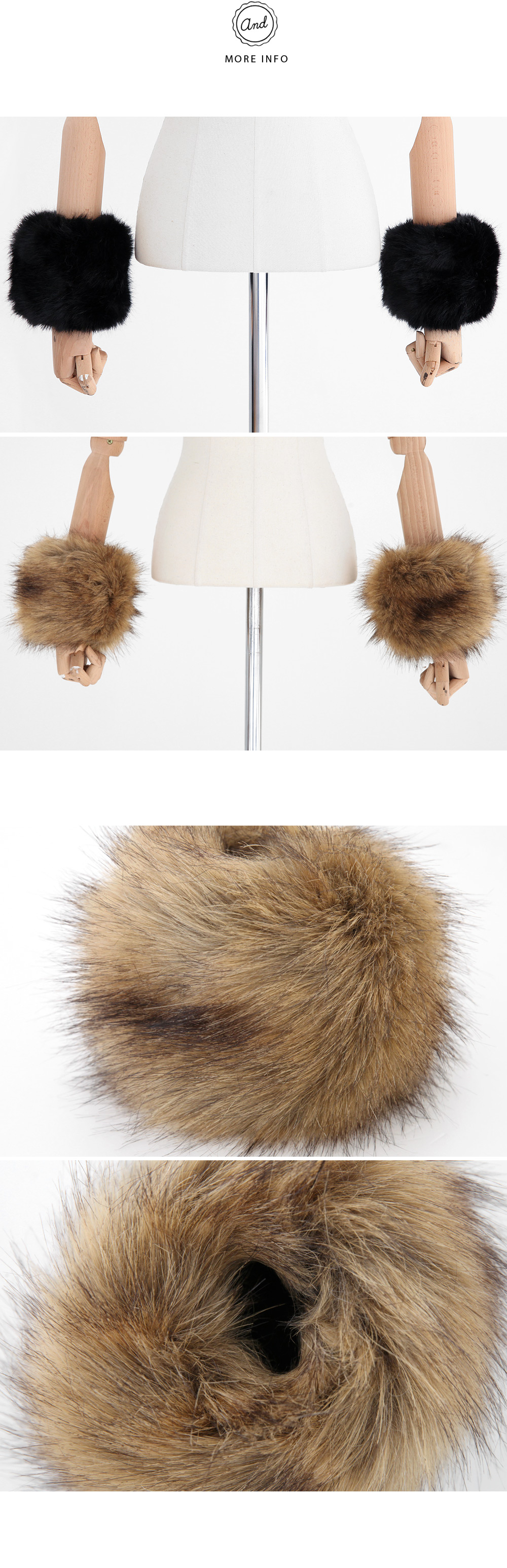 <font color=red><b>**雑誌JELLY3月号/steady.2月号/mini2月号/S Cawaii!2月号掲載**</b></font>ファースリーブカフスリング・全3色 | DHOLIC | 詳細画像13