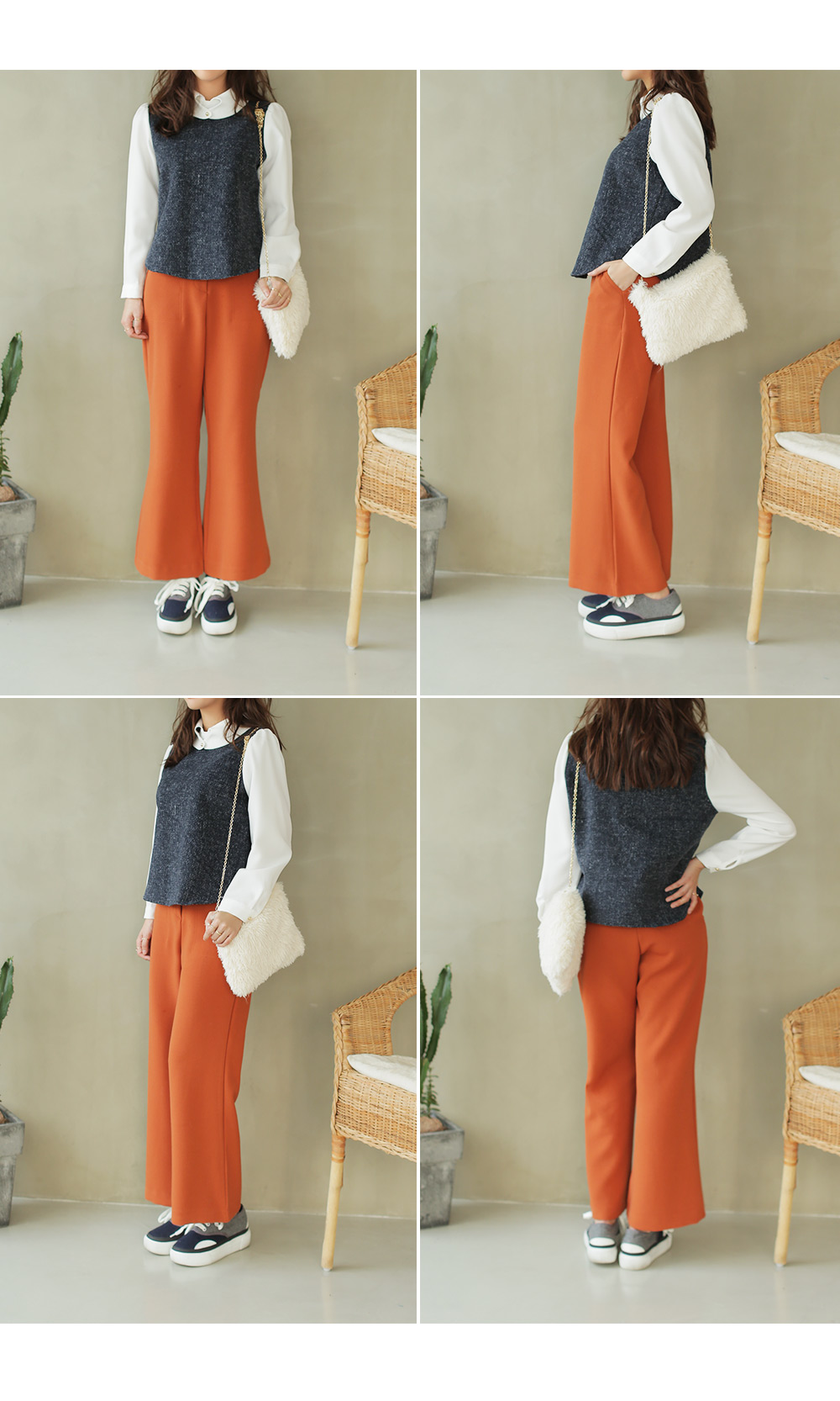 ハイウエストフレアワイドパンツ・全3色 | DHOLIC | 詳細画像10