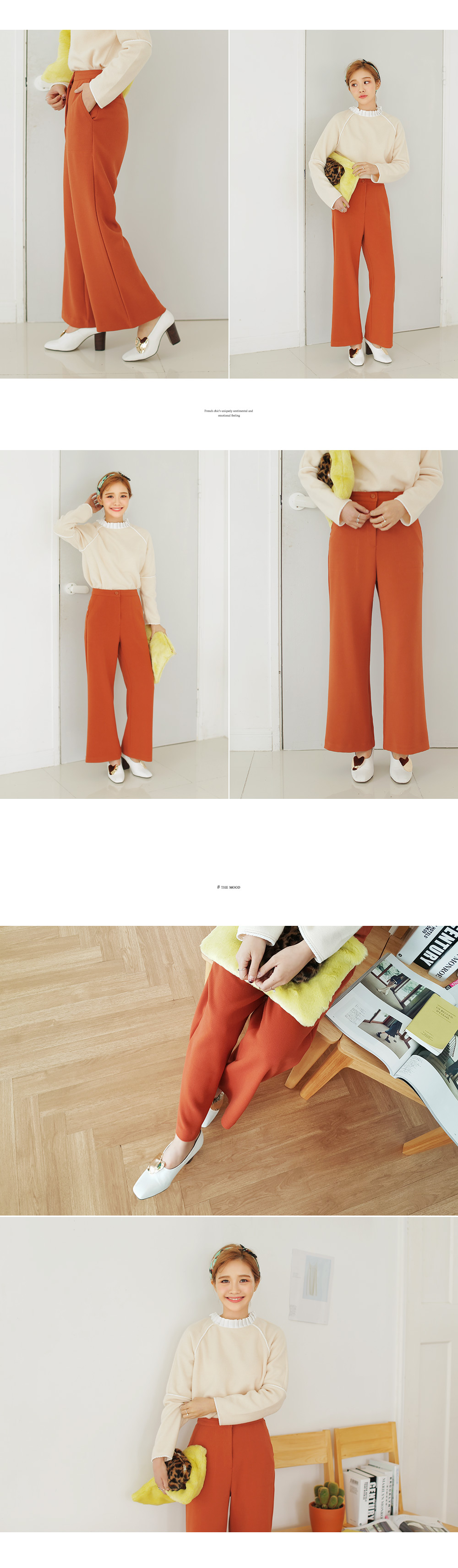 ハイウエストフレアワイドパンツ・全3色 | DHOLIC | 詳細画像9