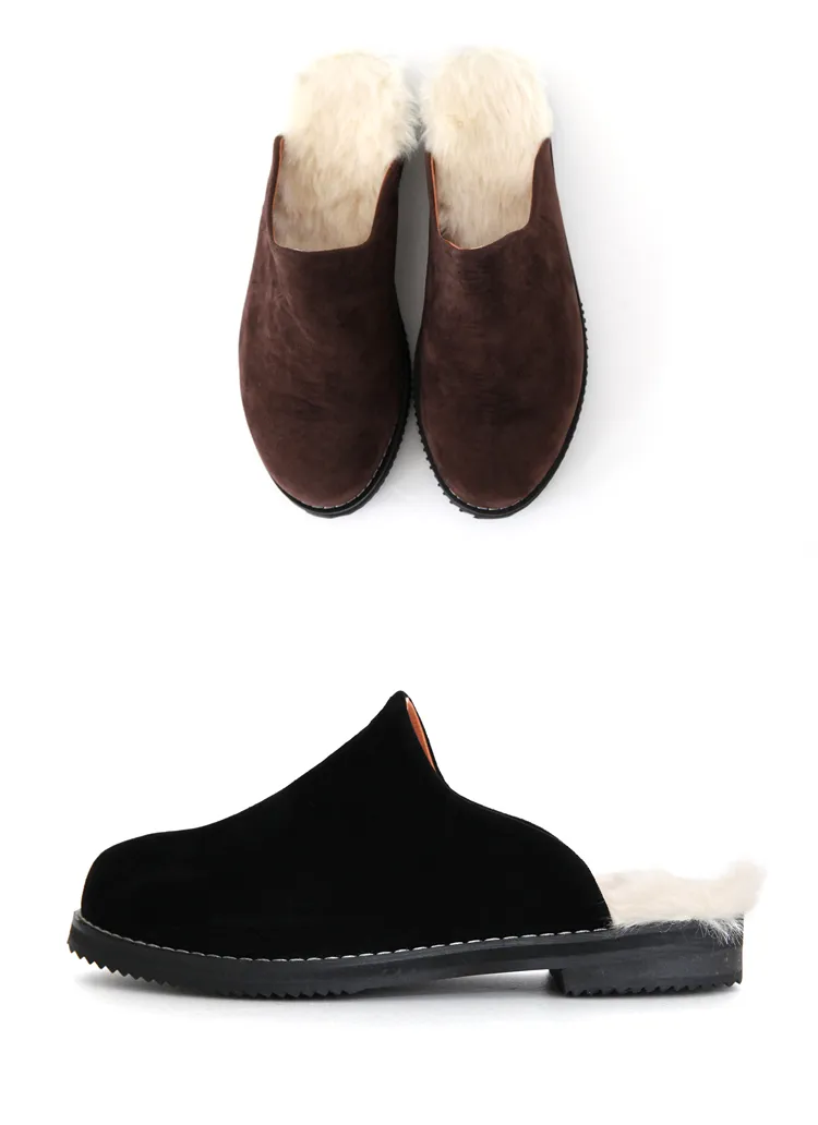 ファーライニングスエード調サボ・全3色 | DHOLIC | 詳細画像1